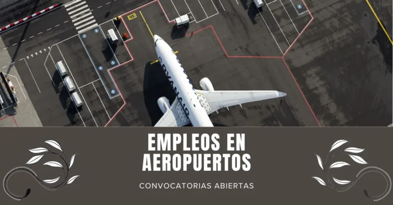 Lee más sobre el artículo ✈️ EMPLEO EN AEROPUERTOS 🌟