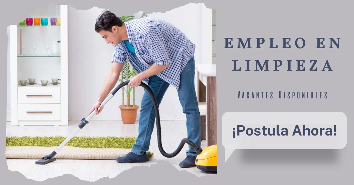 Lee más sobre el artículo 🧹 EMPLEO COMO PERSONAL DE LIMPIEZA ✨