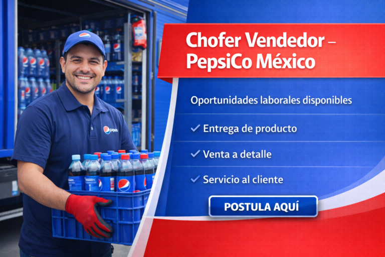 Lee más sobre el artículo CHOFER VENDEDOR – PepsiCo MEXICO