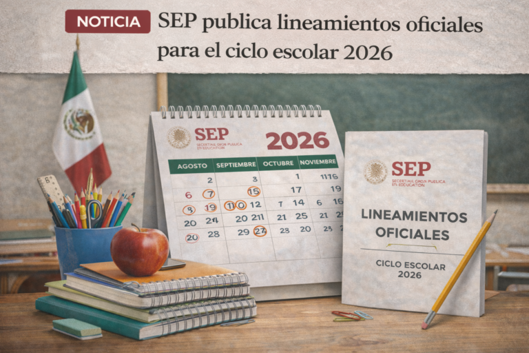 Lee más sobre el artículo SEP publica lineamientos oficiales para el ciclo escolar 2026