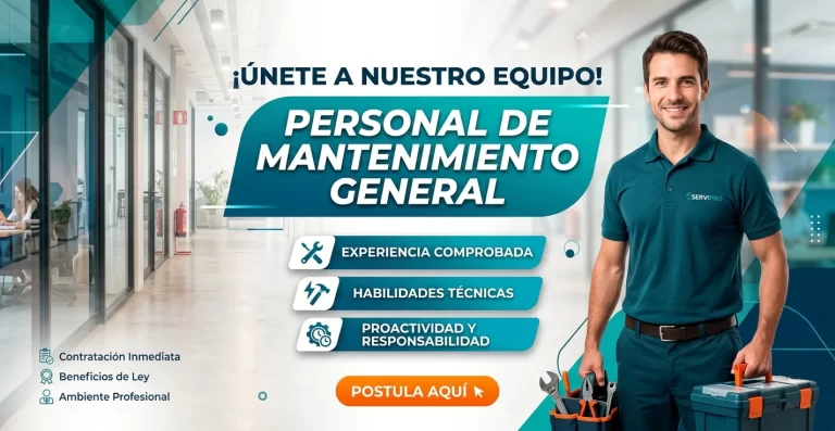 Lee más sobre el artículo Personal de Mantenimiento General